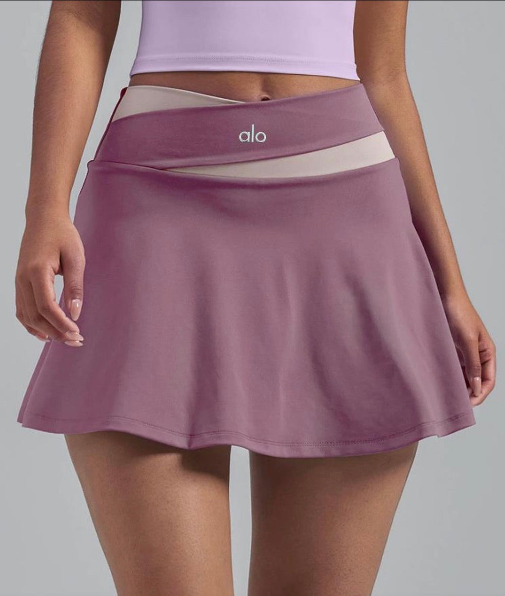 Jupe Tennis Yoga - Mauve