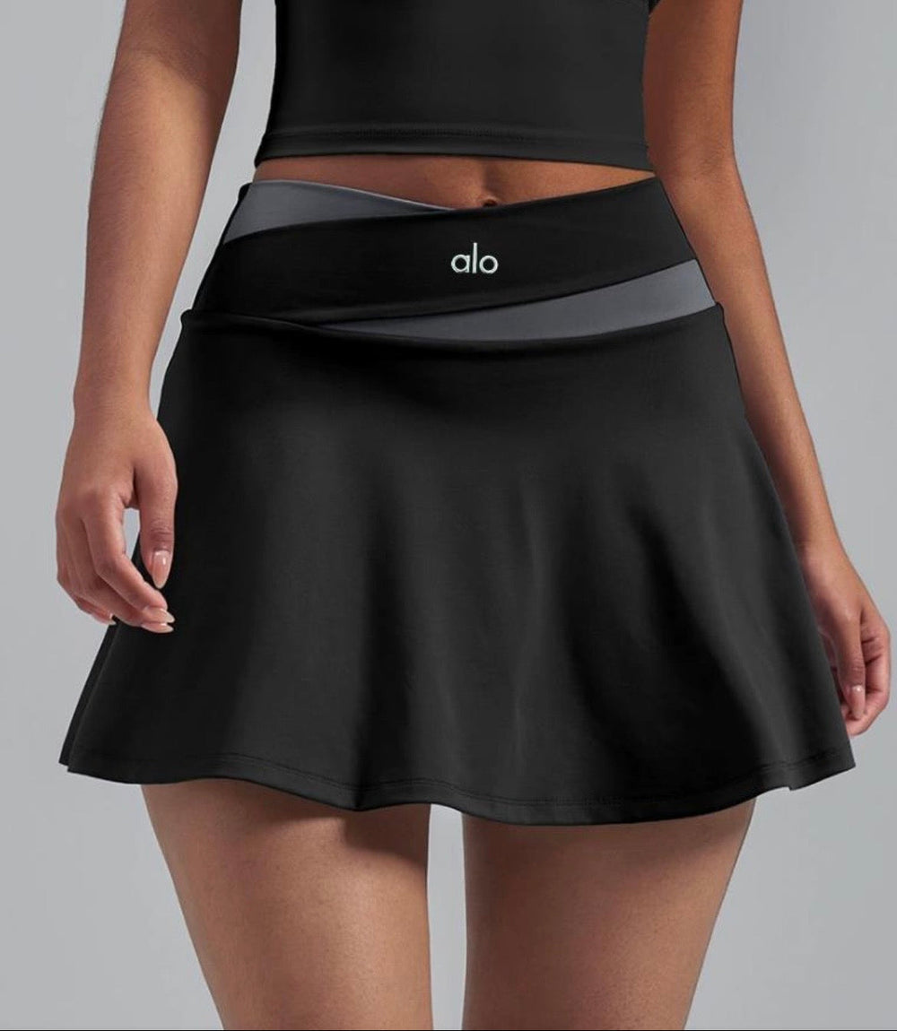Jupe Tennis Yoga - Noir