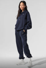 Ensemble Jogging Yoga - Hoodie + Jogging - Bleu Marine