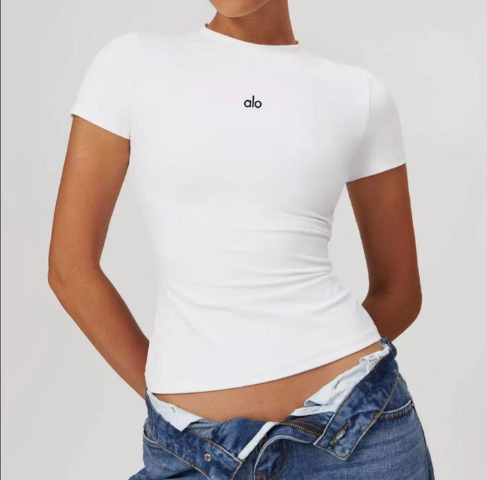 T-shirt Ajusté Yoga - Blanc