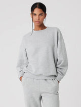 Sweatshirt Oversize Yoga - Gris Chiné