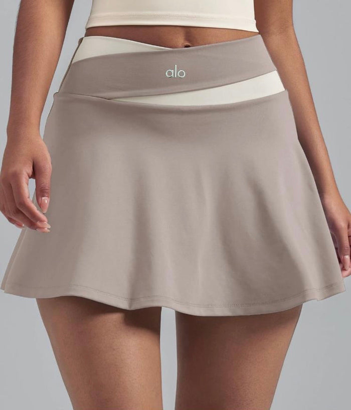 Jupe Tennis Yoga - Taupe