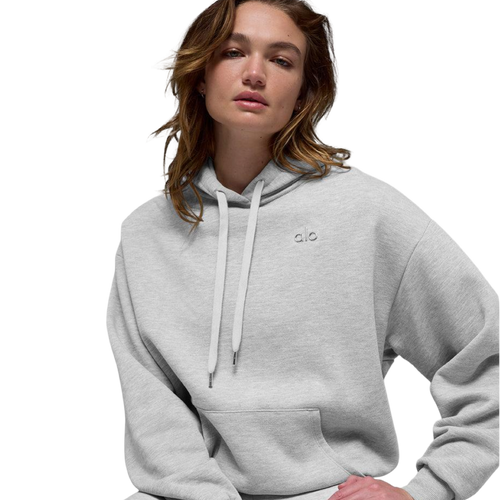 Sweat à capuche gris