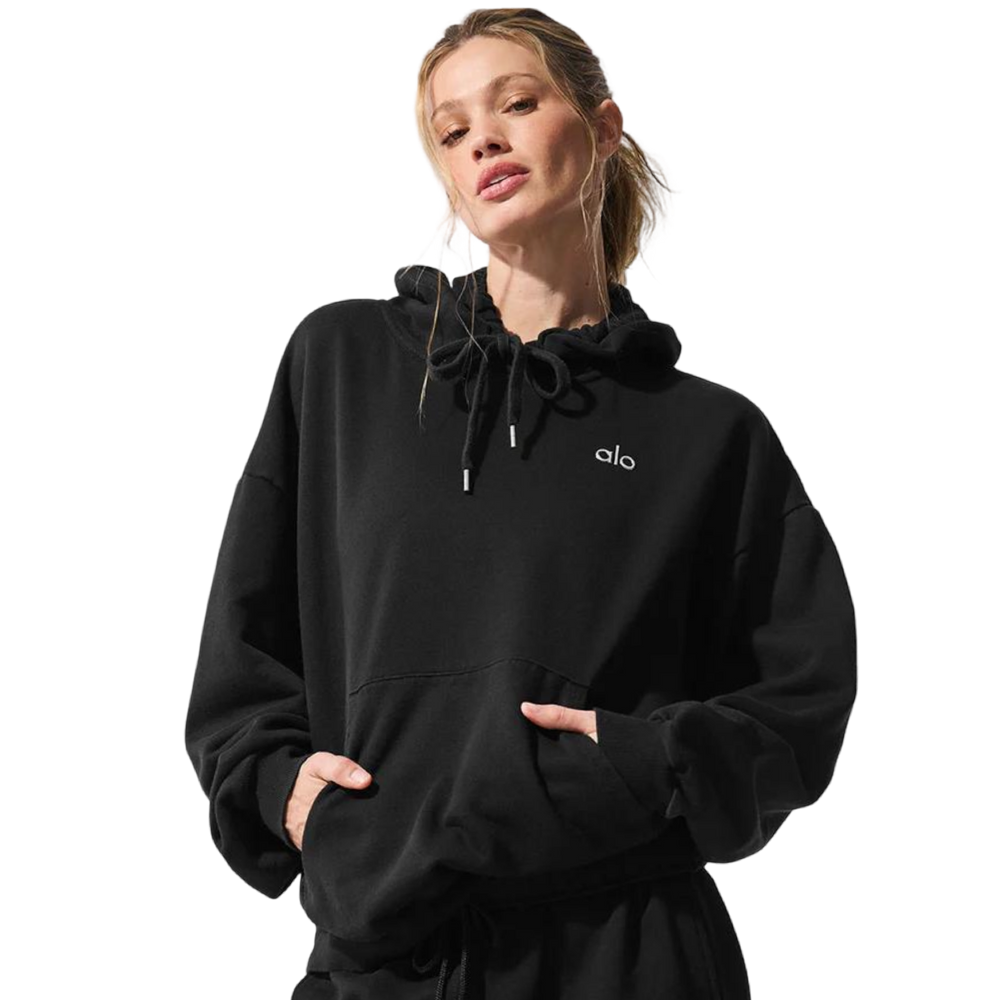 Sweat à capuche noir
