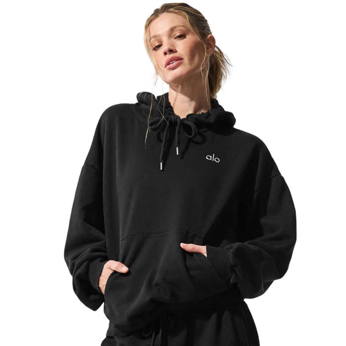 Sweat à capuche noir