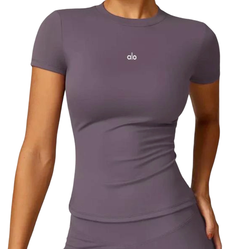 T-shirt ajusté violet