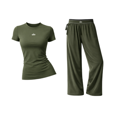 Ensemble 2 pieces vert prestige