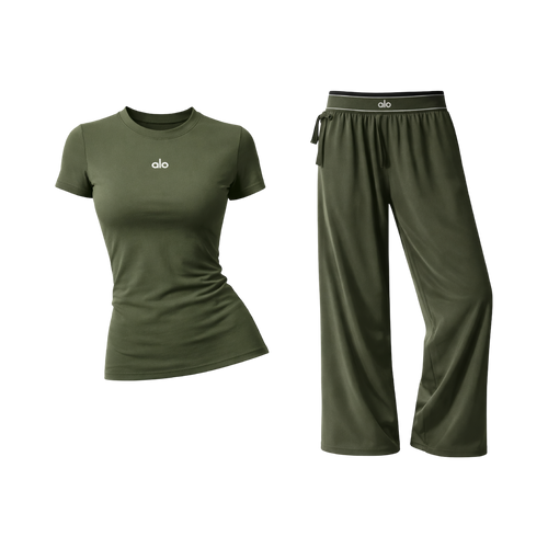 Ensemble 2 pieces vert prestige